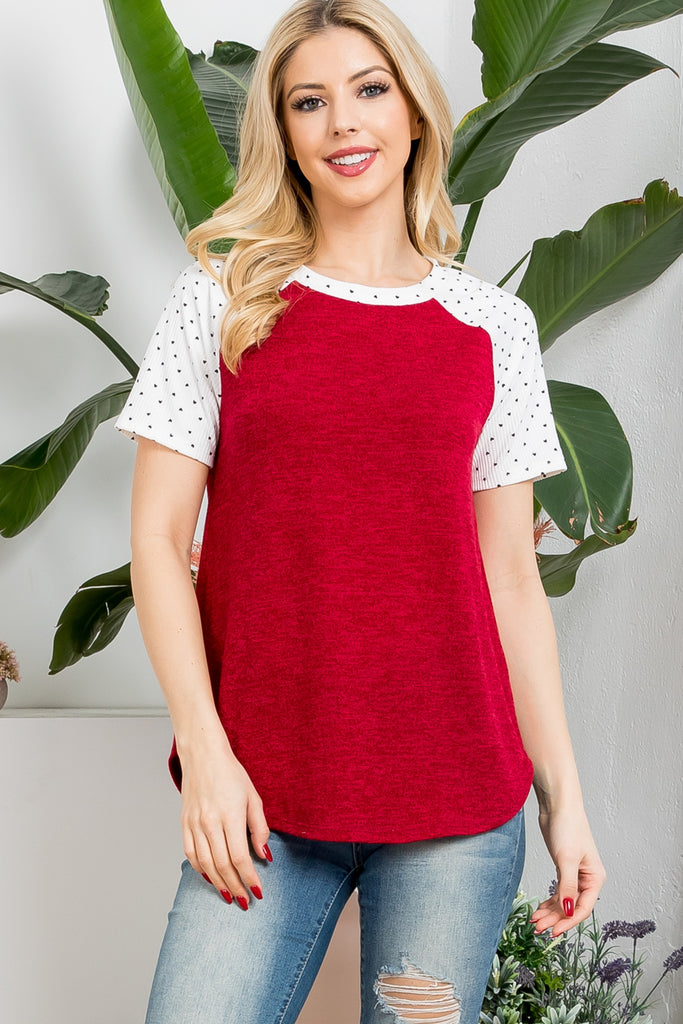 Valentine's Raglan Top