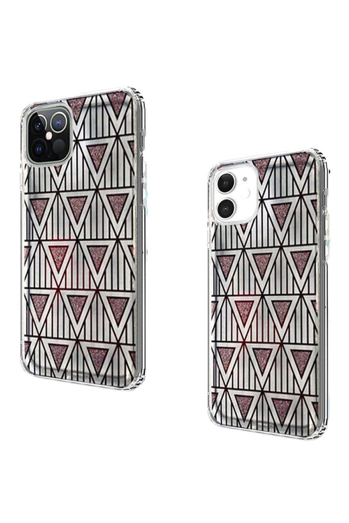 FOR iPHONE 12/PRO (6.1 ONLY) TRENDY FASHION DESIGN HYBRID CASE COVER
