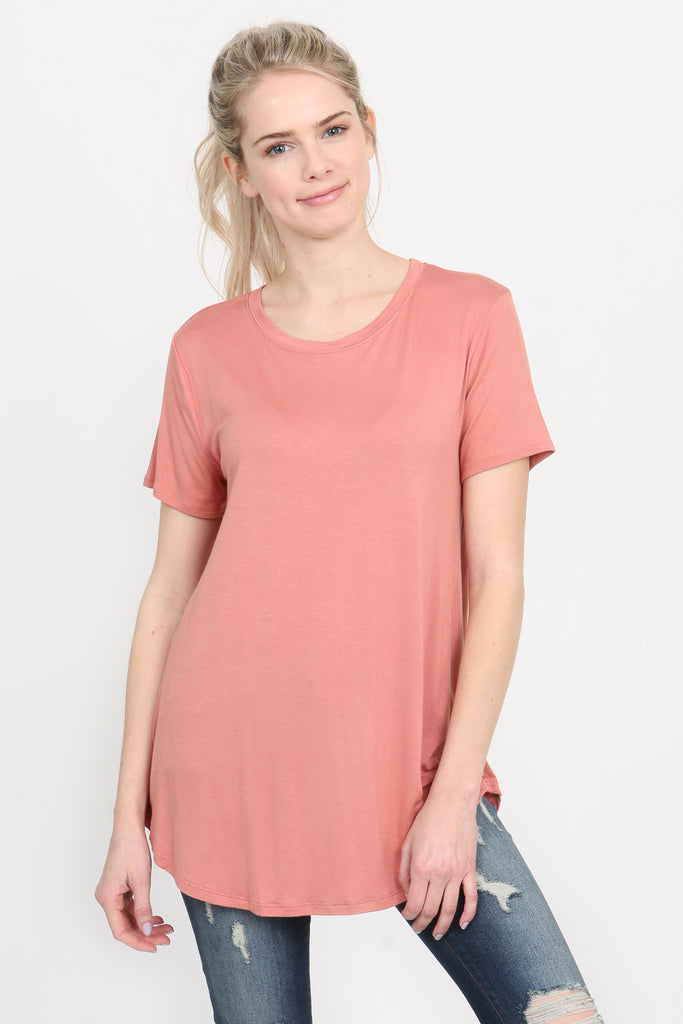 Premium Rayon Short Sleeve Top