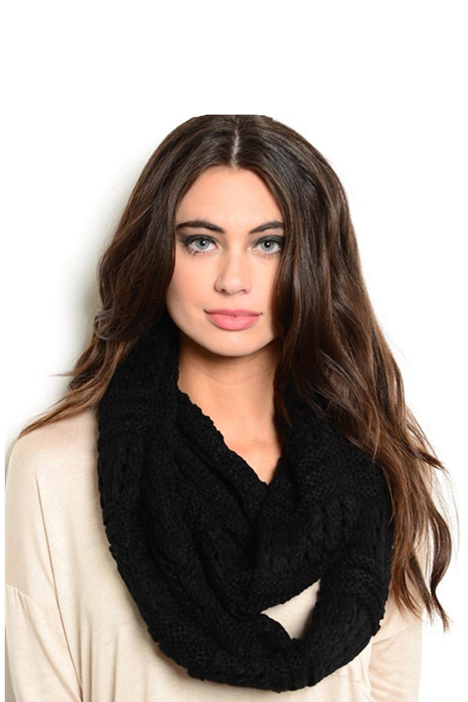 Textured Infinity Scarf