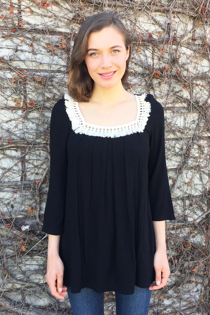 Spring Pleated Top