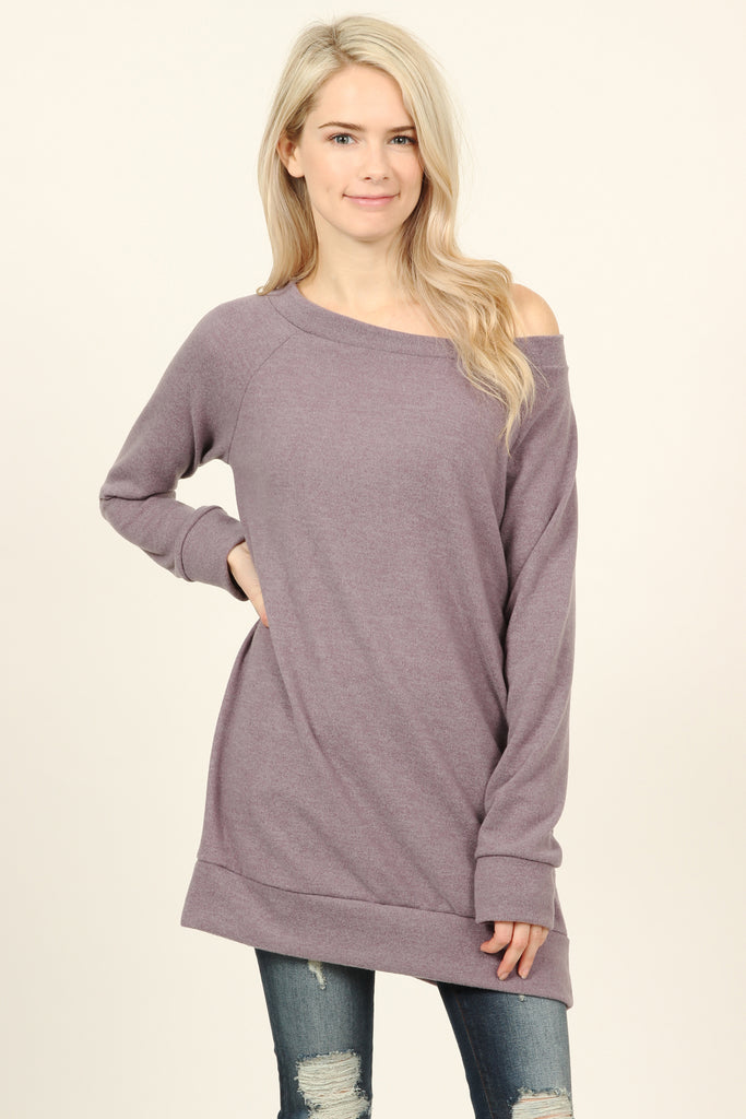 Off Shoulder Sweater