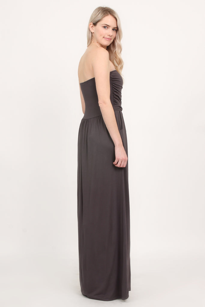 Tube Pocket Maxi Dress