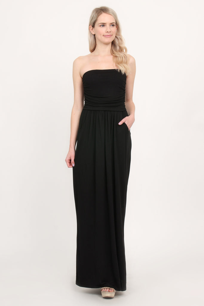Tube Pocket Maxi Dress