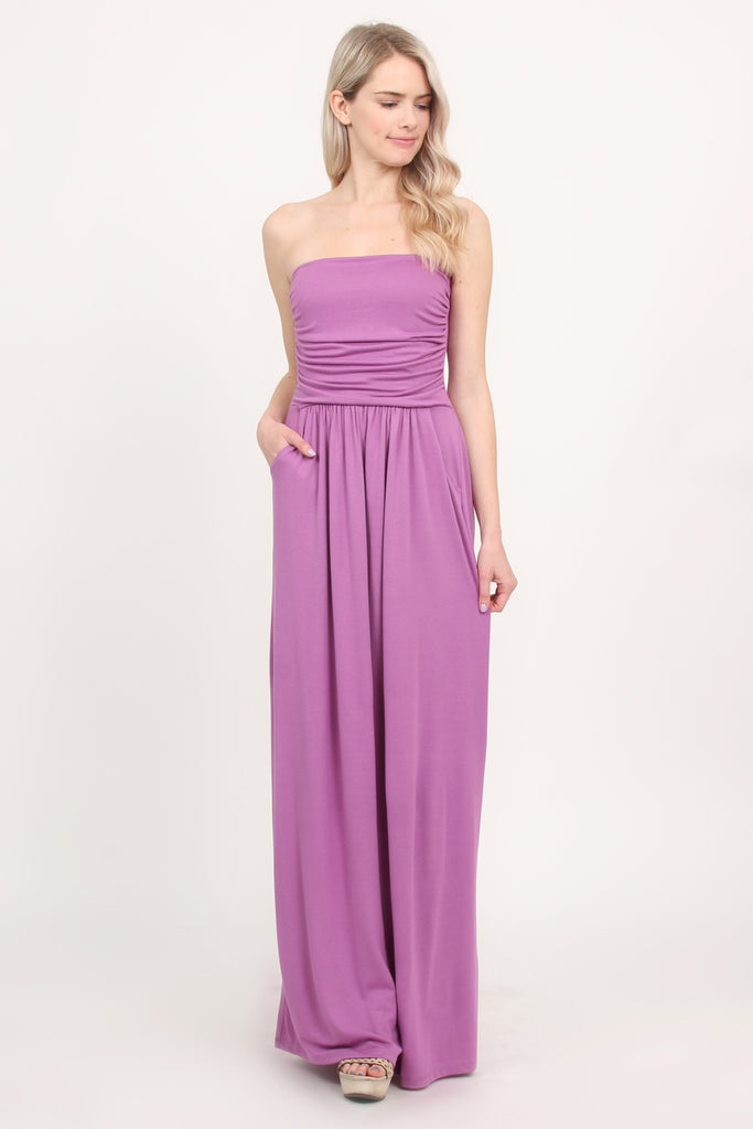 Tube Pocket Maxi Dress
