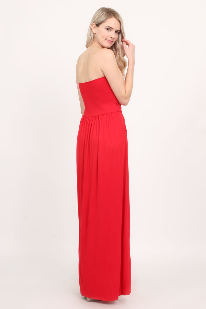 Tube Pocket Maxi Dress