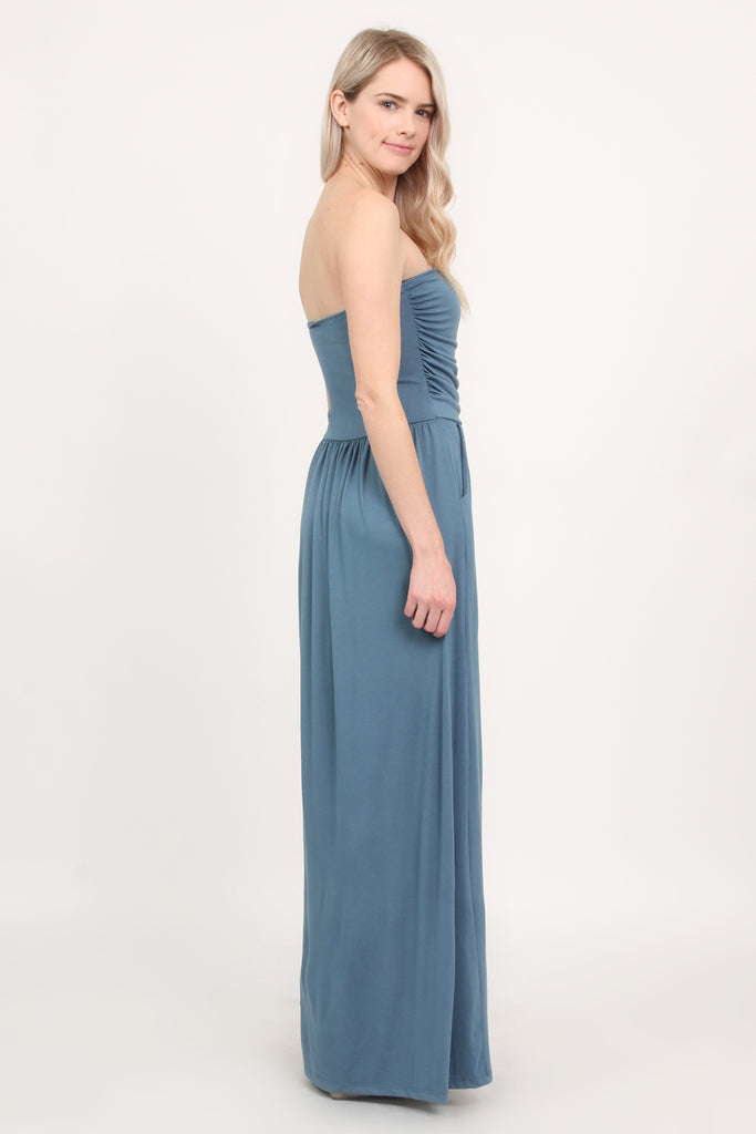 Tube Pocket Maxi Dress