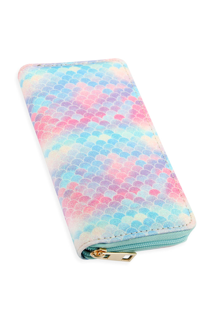 MULTICOLOR METAL ZIPPER WALLET
