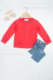 Kids Everyday Long Sleeve Side Pocket Top