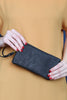 005 - LEATHER WALLET WITH DETACHABLE WRISTLET