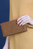 005 - LEATHER WALLET WITH DETACHABLE WRISTLET