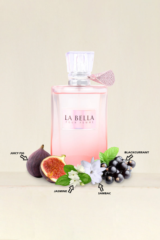 LA BELLA  SPRAY PERFUME EAU DE PARFUM FOR WOMEN - 100ML/3.4 FL.OZ.