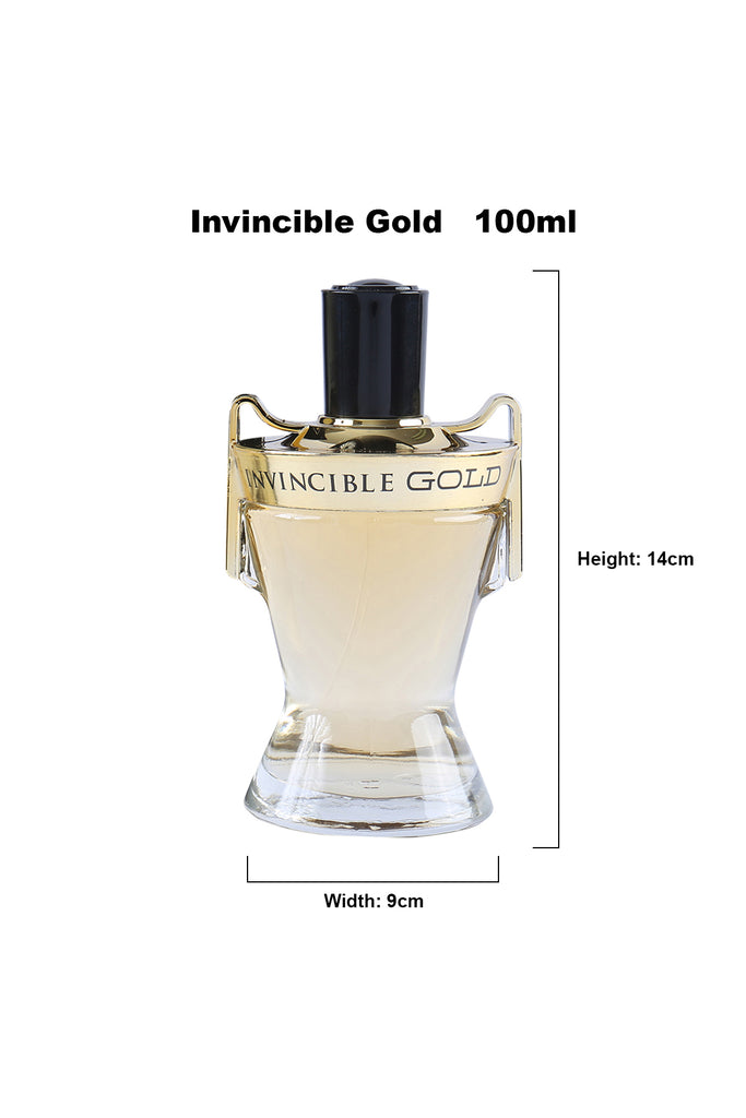 Invincible Gold Spray Cologne Eau De Toilette For Men - 100ml/3.4 fl.oz.