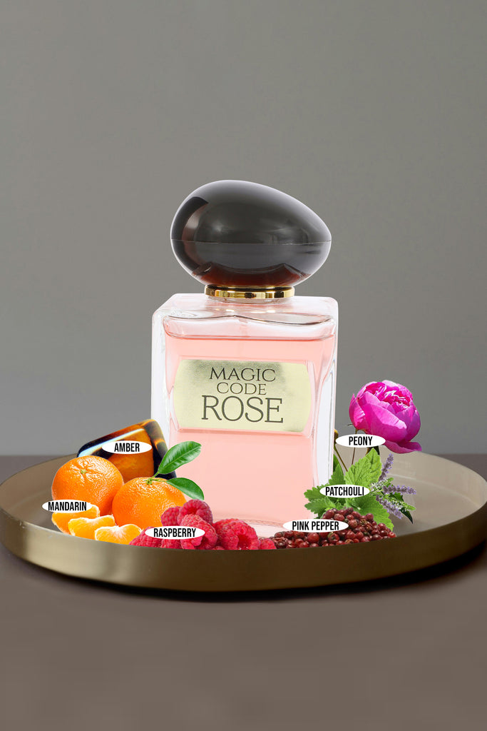 Magic Code Rose Spray Perfume Eau De Parfum for Women - 100Mml3.4 fl.oz.