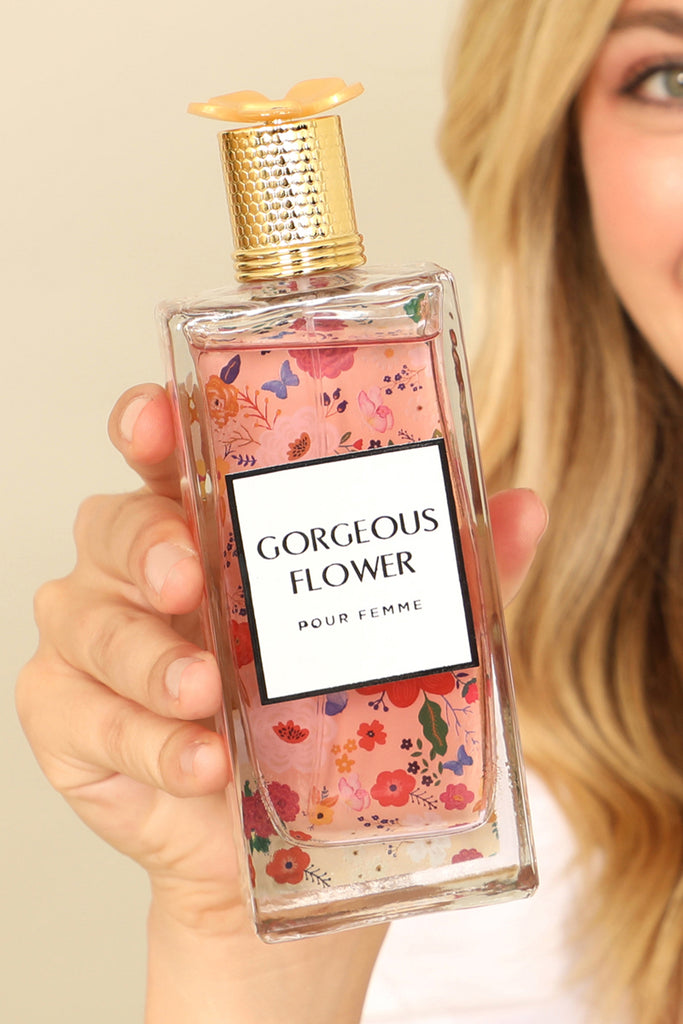 GORGEOUS FLOWER SPRAY PERFUME EAU DE PARFUM FOR WOMEN - 100ML/3.4 FL.OZ.