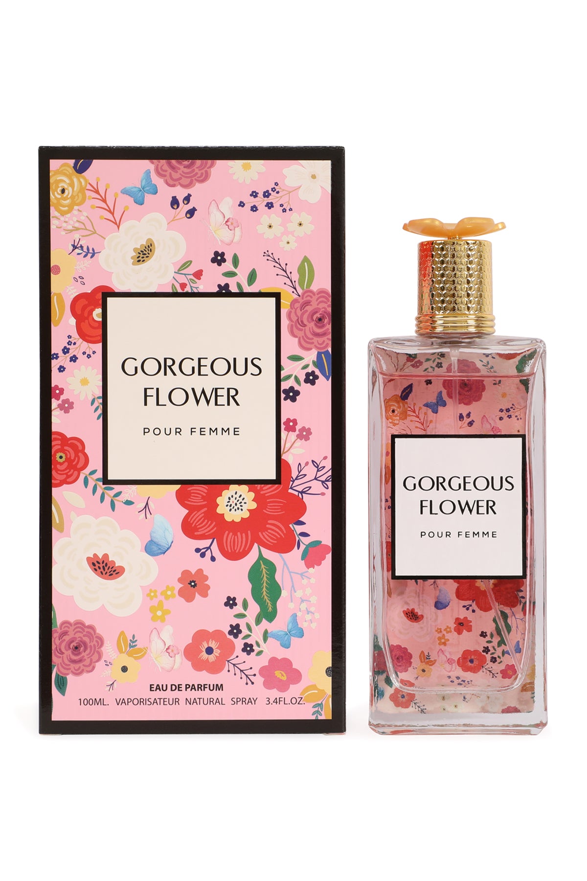 GORGEOUS FLOWER SPRAY PERFUME EAU DE PARFUM FOR WOMEN GORGEOUS FLOWER SPRAY PERFUME EAU DE PARFUM FOR WOMEN
