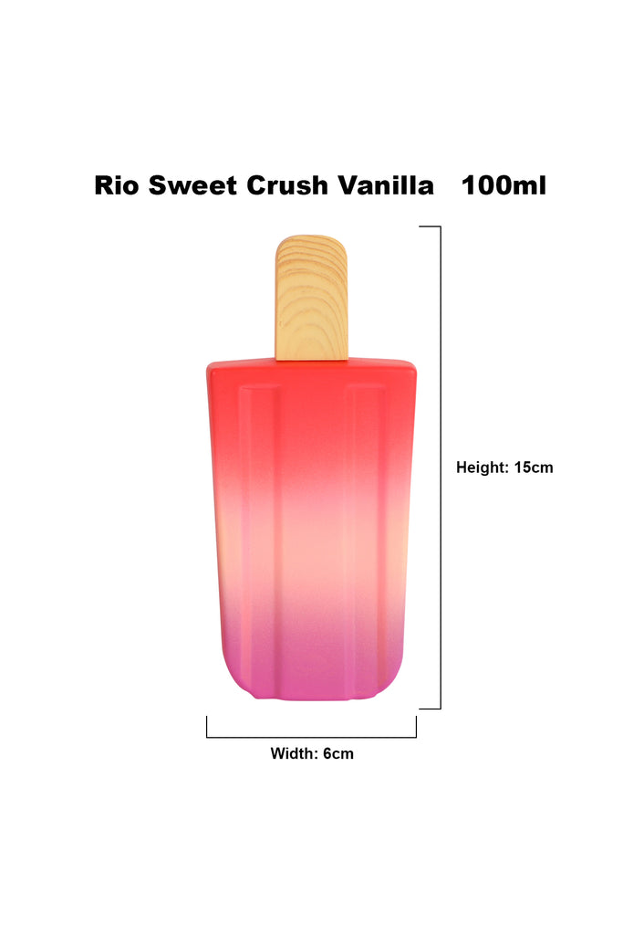 RIO SWEET CRUSH VANILLA SPRAY PERFUME EAU DE PARFUM FOR WOMEN - 100ML/3.4 FL.OZ.