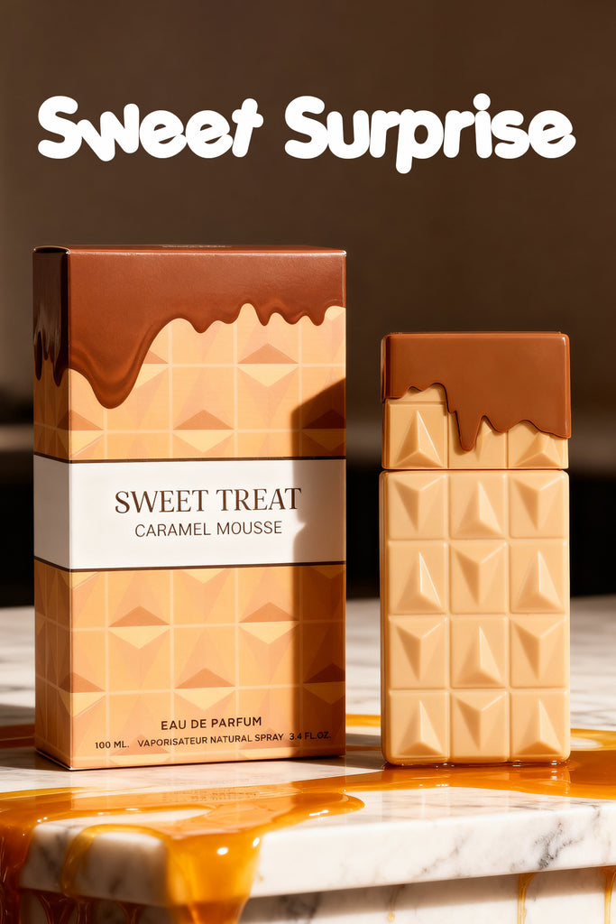 SWEET TREAT CARAMEL MOUSSE SPRAY PERFUME EAU DE PARFUM FOR WOMEN - 100ML/3.4FL.OZ.