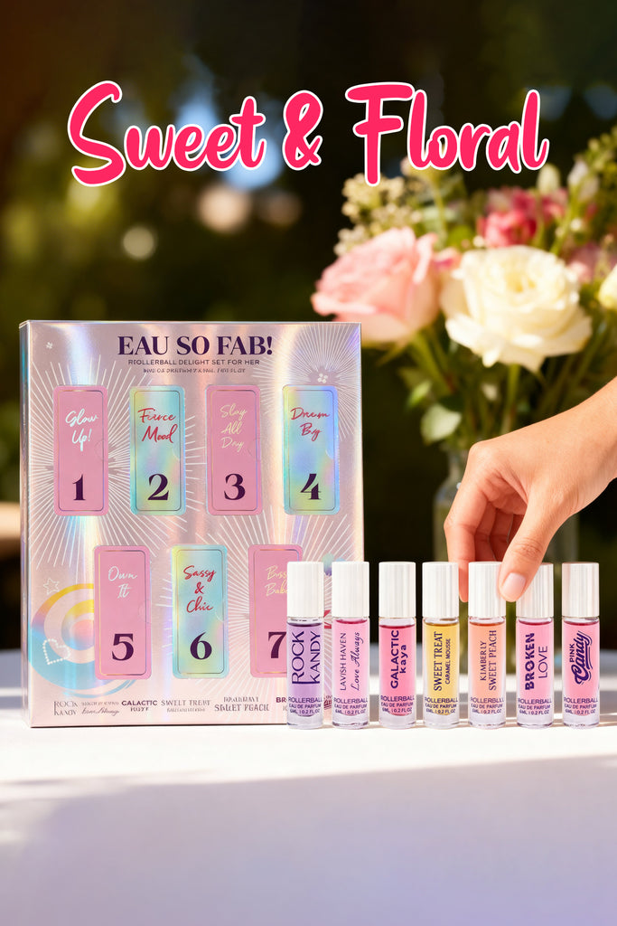 7 DAY EAU SO FAB ROLLERBALL DELIGHT SET FOR HER EAU DE PARFUM 7 X 6ML/0.2 FL.OZ
