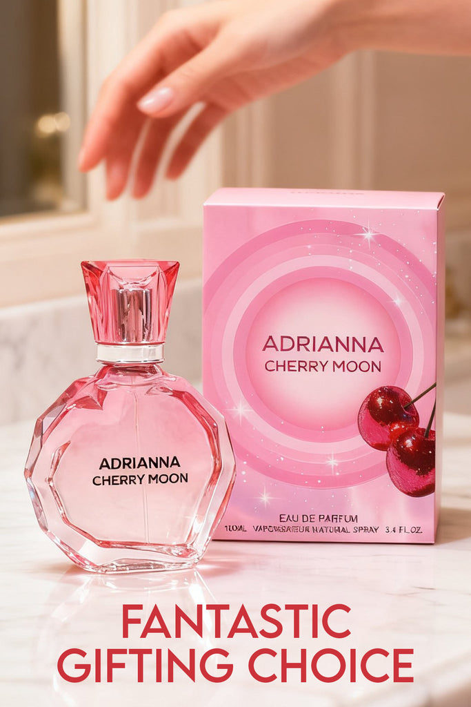 ADRIANNA CHERRY MOON SPRAY PERFUME EAU DE PARFUM FOR WOMEN - 100ML/3.4FL.OZ.