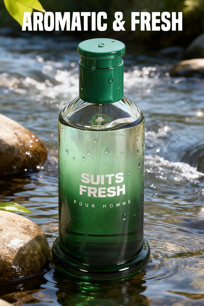 SUITS FRESH SPRAY PERFUME EAU DE TOILETTE FOR MEN - 100ML/3.4 FL.OZ.