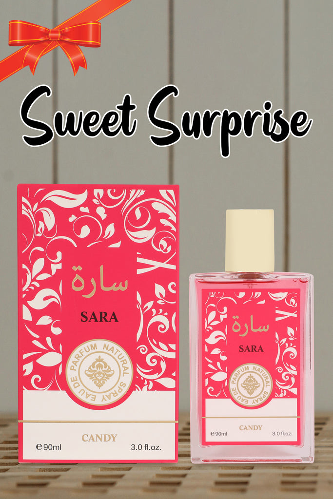 SARA CANDY SPRAY PERFUME EAU DE PARFUM FOR WOMEN - 90ML/3.0FL.OZ.
