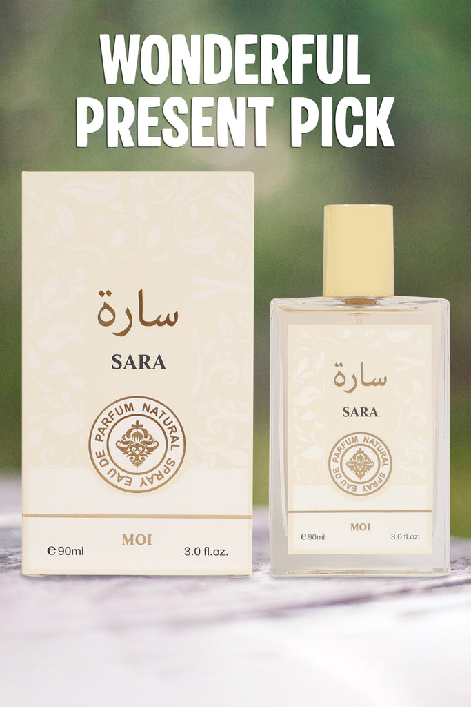 SARA MOI SPRAY PERFUME EAU DE PARFUM FOR WOMEN - 90ML/3.0FL.OZ.
