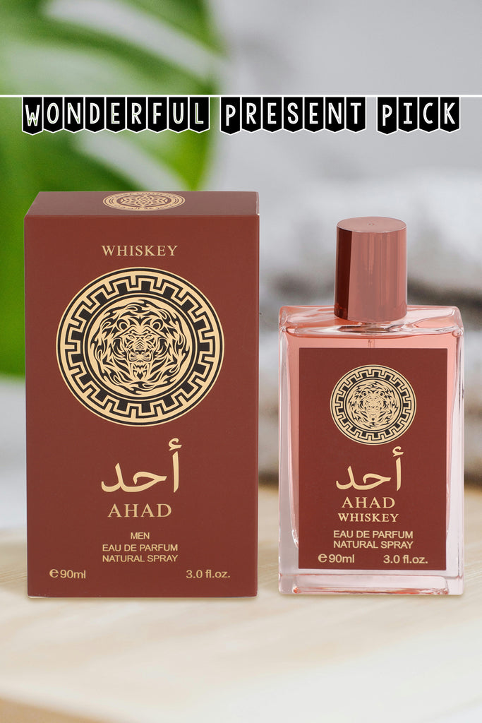 AHAD WHISKEY SPRAY PERFUME EAU DE PARFUM FOR MEN - 90ML/3.0FL.OZ. - Riah Fashion