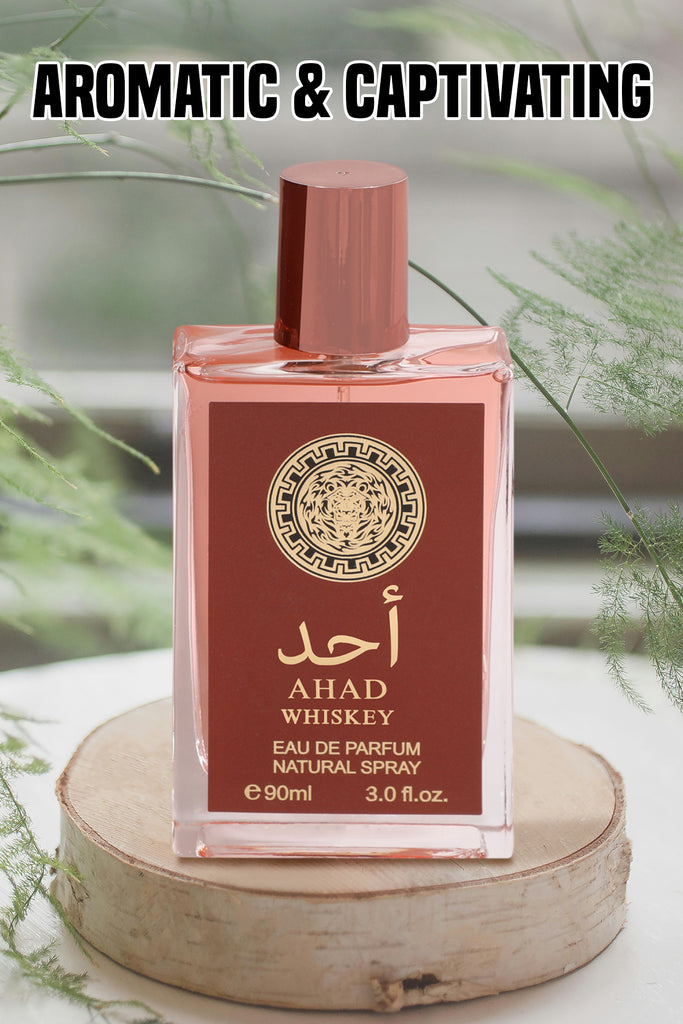 AHAD WHISKEY SPRAY PERFUME EAU DE PARFUM FOR MEN - 90ML/3.0FL.OZ. - Riah Fashion