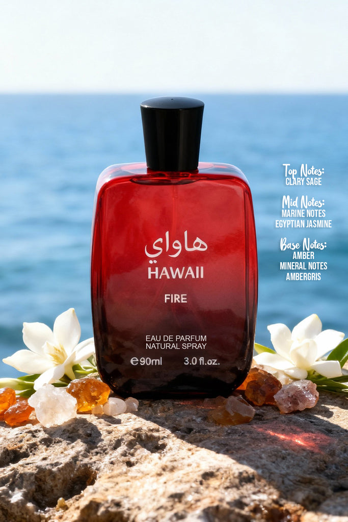 HAWAII FIRE SPRAY PERFUME EAU DE PARFUM FOR MEN AND WOMEN - 90ML/3.0FL.OZ.