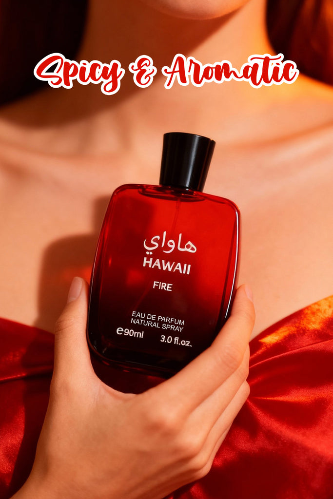 HAWAII FIRE SPRAY PERFUME EAU DE PARFUM FOR MEN AND WOMEN - 90ML/3.0FL.OZ.