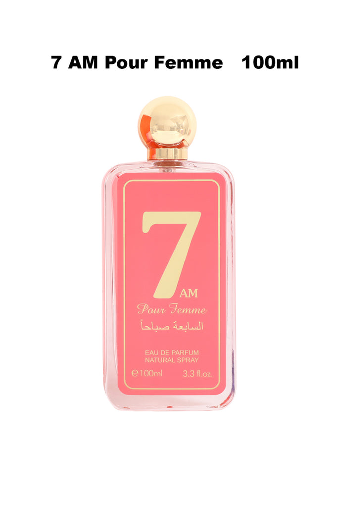 7 AM POUR FEMME SPRAY PERFUME EAU DE PARFUM FOR WOMEN - 100ML/3.3FL.OZ