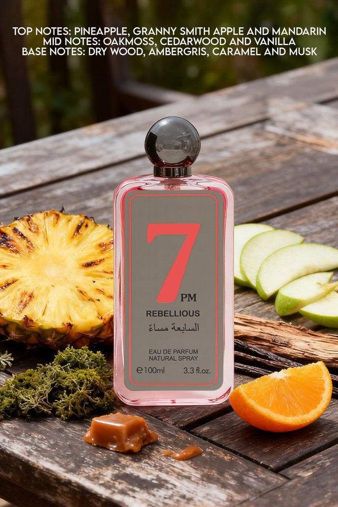 7PM REBELLIOUS SPRAY PERFUME EAU DE PARFUM FOR MEN AND WOMEN - 100ML/3.3FL.OZ