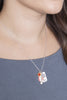 AMERICAN FLAG TAG CLUSTER PENDANT