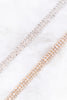 2MM RHINESTONE 3ROW CHOKER NECKLACE