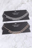 CUBIC ZIRCONIA BAGUETTE PIANO CHOKER NECKLACE