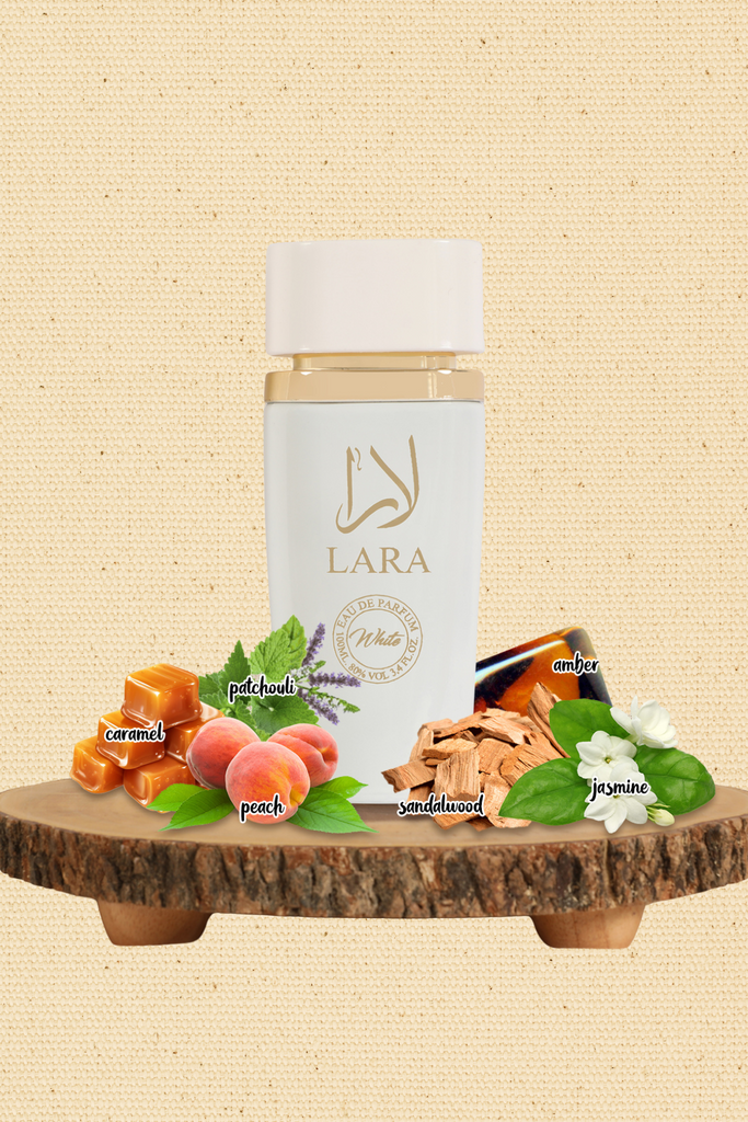 LARA WHITE SPRAY PERFUME EAU DE PARFUM FOR WOMEN - 100ML/3.4 FL.OZ
