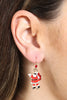 CHRISTMAS SANTA CLAUS EARRINGS