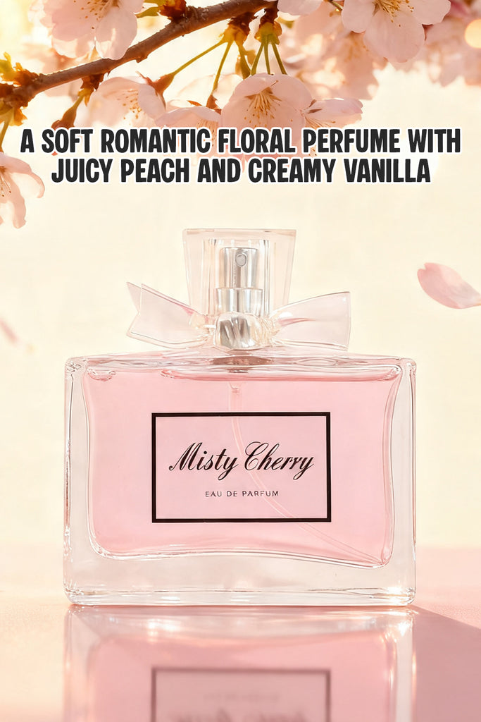 MISTY CHERRY SPRAY PERFUME EAU DE PARFUM FOR WOMEN - 75ML/2.6FL.OZ.
