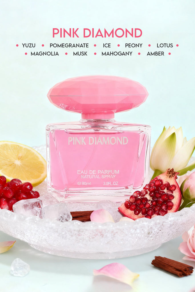 PINK DIAMOND SPRAY PERFUME EAU DE PARFUM FOR WOMEN - 90ML/3.0 FL. OZ.