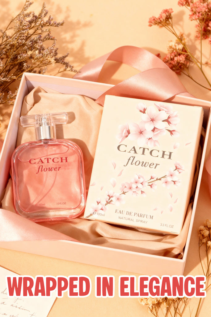 CATCH FLOWER SPRAY PERFUME EAU DE PARFUM FOR WOMEN - 100ML/3.4FL.OZ.