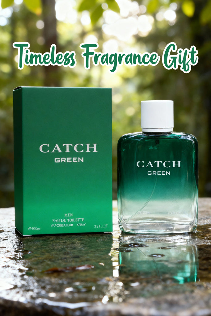 CATCH GREEN SPRAY PERFUME EAU DE TOILETTE FOR MEN - 100ML/3.3 FL.OZ.