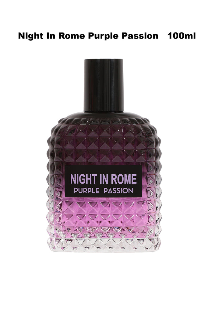 NIGHT IN ROME PURPLE PASSION SPRAY PERFUME EAU DE PARFUM FOR MEN - 100ML/3.3FL.OZ