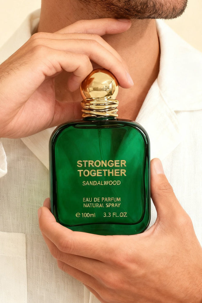 STRONGER TOGETHER SANDALWOOD SPRAY PERFUME EAU DE PARFUM FOR MEN AND WOMEN - 100ML/3.3FL.OZ