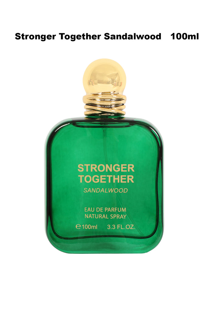 STRONGER TOGETHER SANDALWOOD SPRAY PERFUME EAU DE PARFUM FOR MEN AND WOMEN - 100ML/3.3FL.OZ