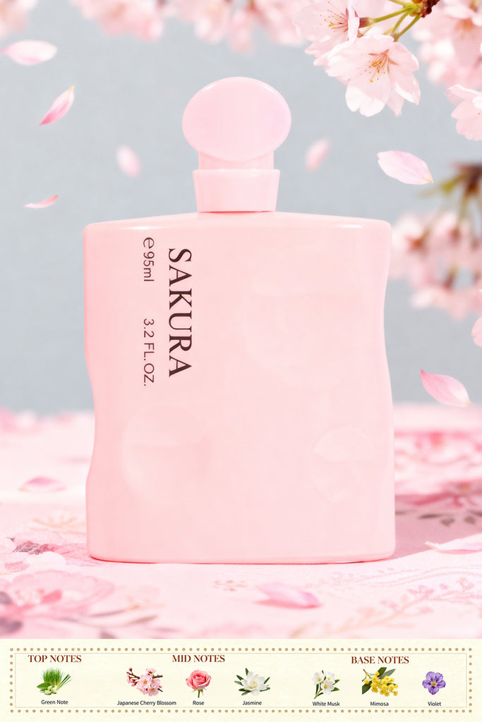 SAKURA SPRAY PERFUME EAU DE PARFUM FOR WOMEN - 95ML/3.2FL.OZ