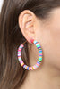 26452-35 - 35mm LIGHT MULTI HOOP EARRINGS
