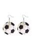 27707 - GAMEDAY SOCCER PRINT EARRINGS