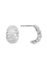 CROISSANT SHAPE POST EARRINGS