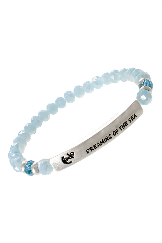 DREAM SEA BAR BEAD BRACELET